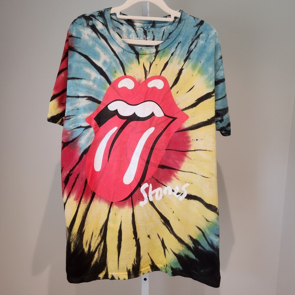 Rolling Stones No Filter Tour 2021 Concert Shirt Tee T-shirt Tie Dye Band Sz M - Picture 2 of 10